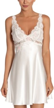Lace Charmeuse Chemise Nightgown