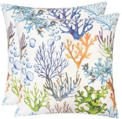 Outdoor Pillow, Coral - Set of 2