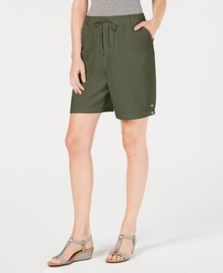 Petite Cotton Pull-On Shorts, Created for Macy's