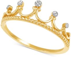Tiara Statement Ring in 10k Gold & Rhodium-Plate