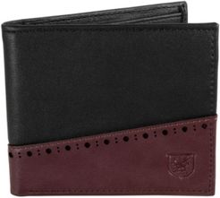 Bifold Wallet with Two-Tone Color