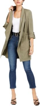 Drape-Front Anorak Jacket, Created for Macy's