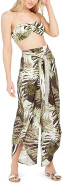 Jungle Moon Printed Tulip-Hem Pants, Created for Macy's Women's Swimsuit