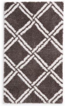 Lattice 19.3" x 34" Bath Rug, Created for Macy's Bedding