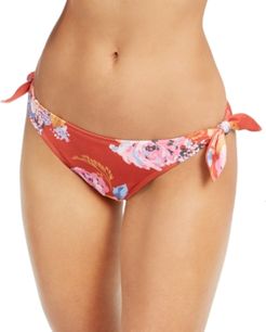 Lilly Printed Side-Tie Bikini Bottoms, Created for Macy's Women's Swimsuit