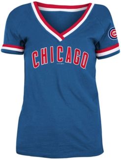 Chicago Cubs Women's Contrast Binding T-Shirt