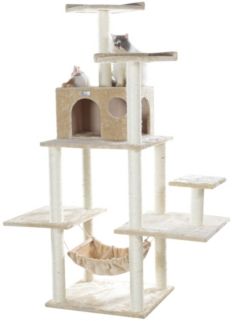 Cat Tree with 5 Levels, Hammock and Condo