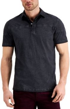 Inc Men's Regular-Fit Pieced Polo Shirt, Created for Macy's