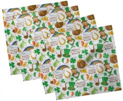 St. Patrick's Day Set of 4 Napkins, 12" x 12"