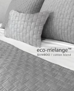 Eco-Melange Quilted Shamlet, Decorative Pillow, 12" x 20" Bedding