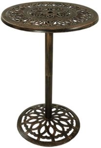 Bar Height Patio Table Outdoor Round High Top Pub Table