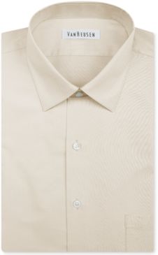 Classic-Fit Herringbone Dress Shirt