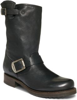 Veronica Short Leather Boots Women's Shoes