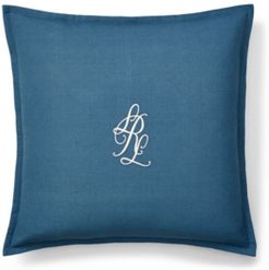 Julianne Monogram Throw Pillow, 18" X 18" Bedding