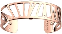 Rectangular Openwork Thin Adjustable Cuff Perroquet Bracelet, 14mm, 0.5in