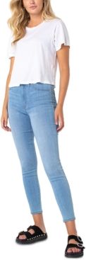 Juniors' Curvy Mid-Rise Skinny Jeans