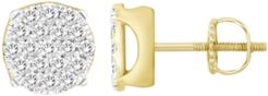 Diamond (1 ct. t.w.) Earring Set in 10K Yellow Gold