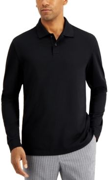 Long Sleeve Polo, Created for Macy's