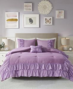 Lexi 4 Piece Full/Queen Comforter Set Bedding