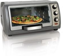 Easy Reach Toaster Oven with Roll-Top Door