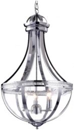 Ariadna 19" 3-Light Indoor Pendant Lamp with Light Kit