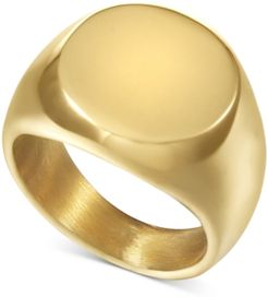 Inc Men's Gold-Tone Signet Ring, Created for Macy's