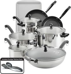 Classic Series Stainless Steel 16-Pc. Cookware and Bakeware Set