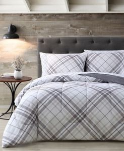 House Khalvin Plaid 7 Piece Comforter Set, Queen Bedding