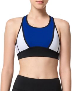 Contrast High Support Sports Bra