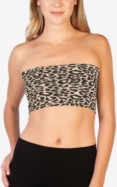 Animal Print Bandeau Top