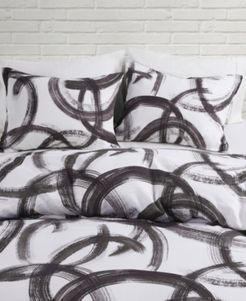 Anaya Printed King Duvet Cover Set, 3 Piece Bedding