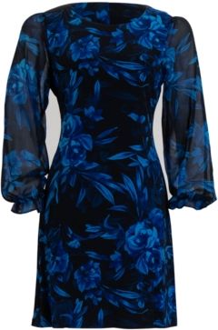 Floral-Print Sheath Dress