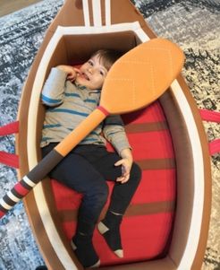 Little Woodland Canoe Plush Sit in Toy