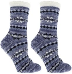 Non-Skid Warm Soft and Fuzzy Double Layer Slipper Socks