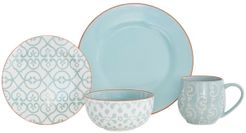 Alara Mint 16 Piece Dinnerware Set