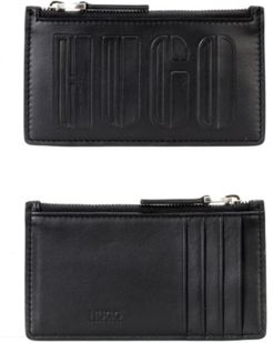 Hugo Men's Tycoon Leather Cardholder Pouch