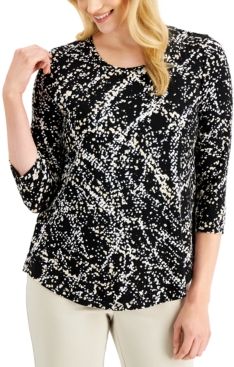 Printed Top, Created for Macy's