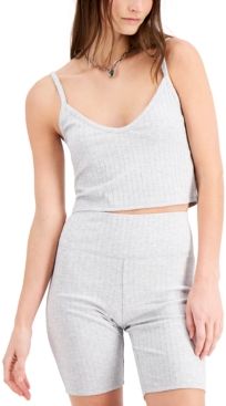 Ribbed Cropped Camisole, Created for Macy's