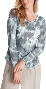 Tie-Dye Long-Sleeve Top