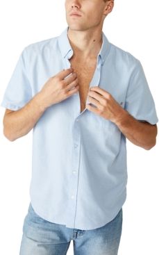 Vintage-Like Prep Short Sleeve Shirt
