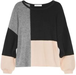 Long Sleeve Color Block Pullover