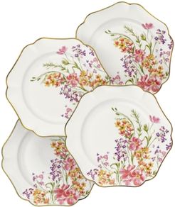 Easter Floral Salad Plates, Set of 4, Created for Macy's