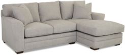 Loranna 2-Pc. Fabric Sectional with Chaise, Created for Macy's