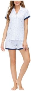 Notch Pajama Top with the Short, Set of 2