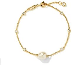 Imitation Pearl Line Bracelet, Created for Macy's