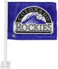 Colorado Rockies Car Flag