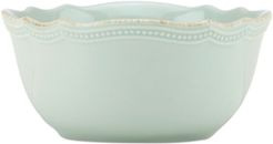 French Perle Ice Blue Bead All Purpose Bowl