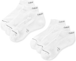 Six-Pack Athletic Stripe Ankle Socks