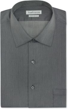 Classic-Fit Herringbone Dress Shirt