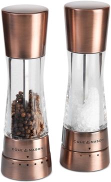 Derwent Copper Salt & Pepper Grinder Set